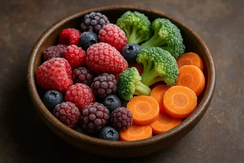 Frozen Fruits and Vegetables